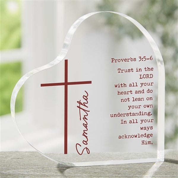 Religious Verse Personalized Acrylic Keepsake - 50129