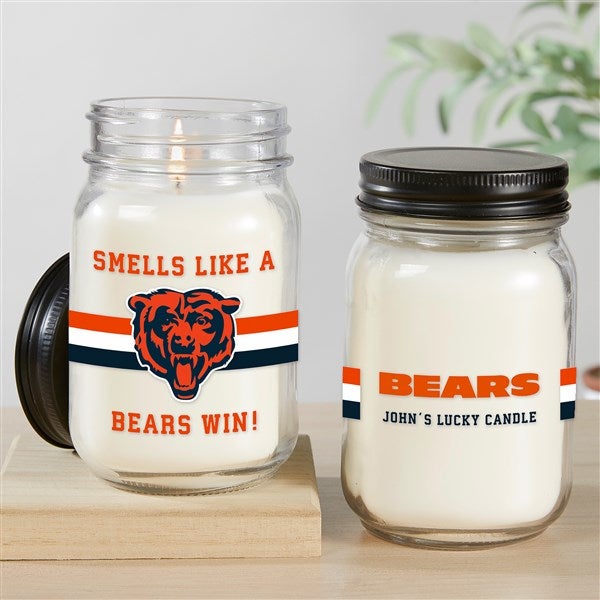 NFL Chicago Bears Personalized Farmhouse Candle Jar - 50135