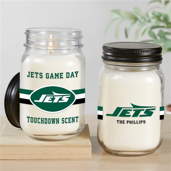 NFL New York Jets Personalized Farmhouse Candle Jar - 50156