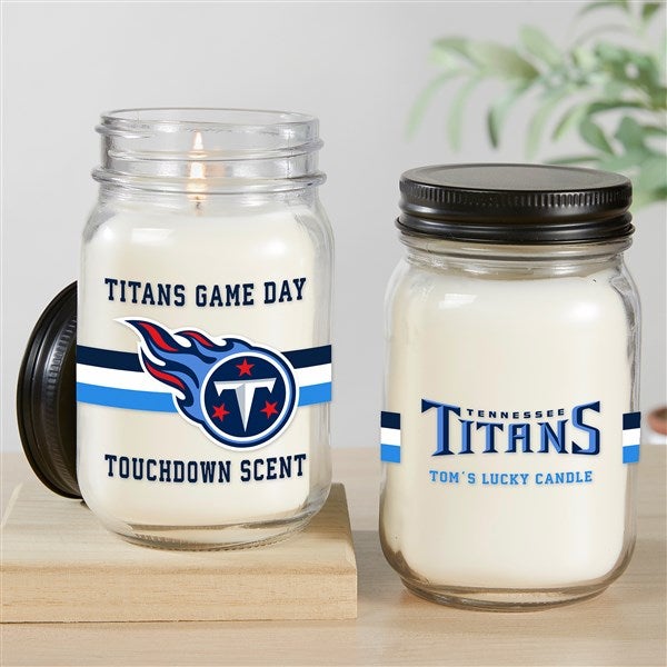 NFL Tennessee Titans Personalized Farmhouse Candle Jar - 50159