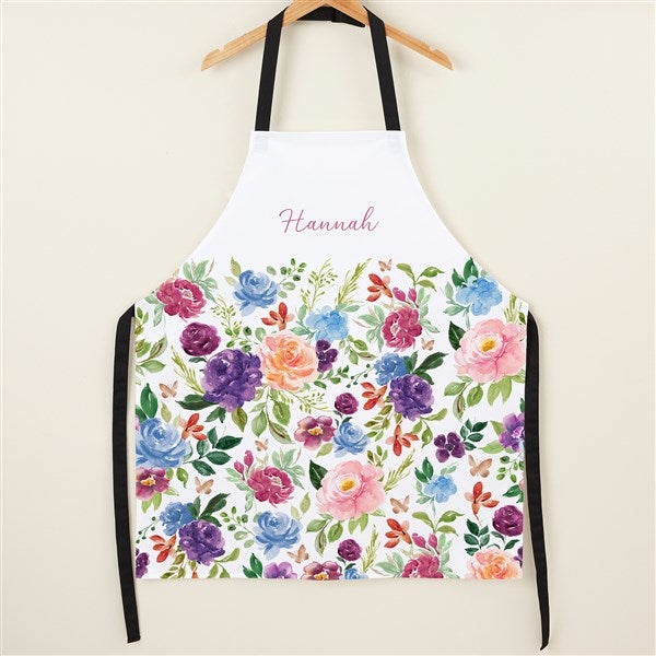 Forever Floral Personalized Full Color Apron - 50196