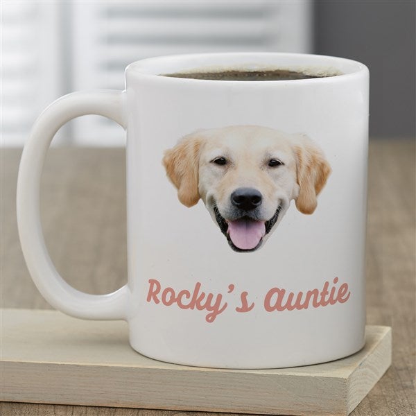 Pet Photo Face Cutout Personalized Coffee Mug - 50283