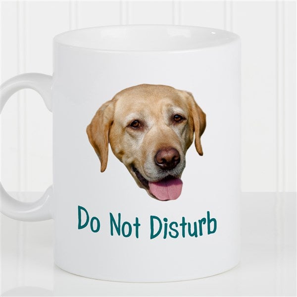 Pet Photo Face Cutout Personalized 30 oz. Oversized Coffee Mug - 50284