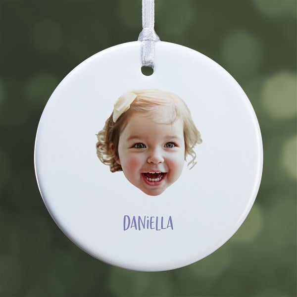 Photo Face Cutout Personalized Ornament - 50290