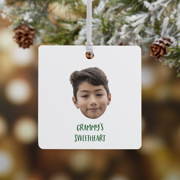 Photo Face Cutout Personalized Ornament - 50290