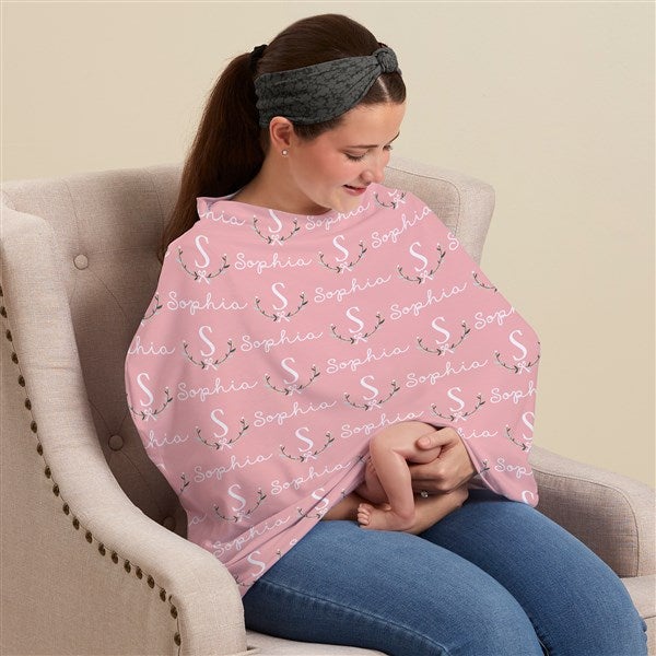 Girly Chic Personalized Nursing Cover - 50372