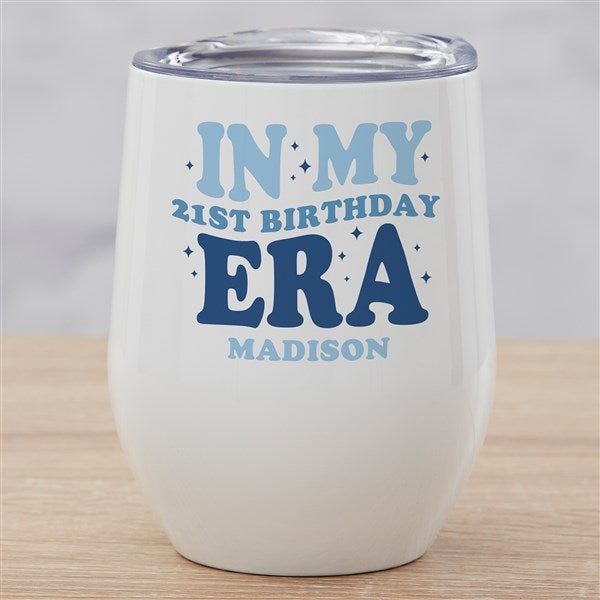 In My Birthday Era Personalized Insulated Wine Tumbler - 50393