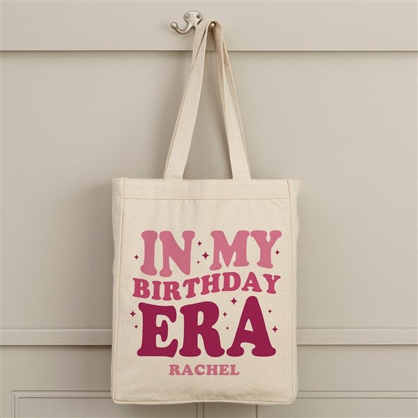 In My Birthday Era Personalized Canvas Tote Bags - 50399