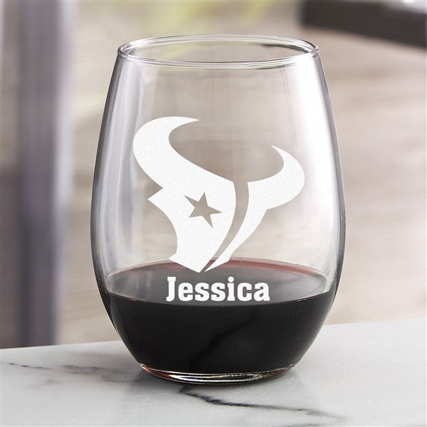 NFL Houston Texans Wine Glass Collection - 50462