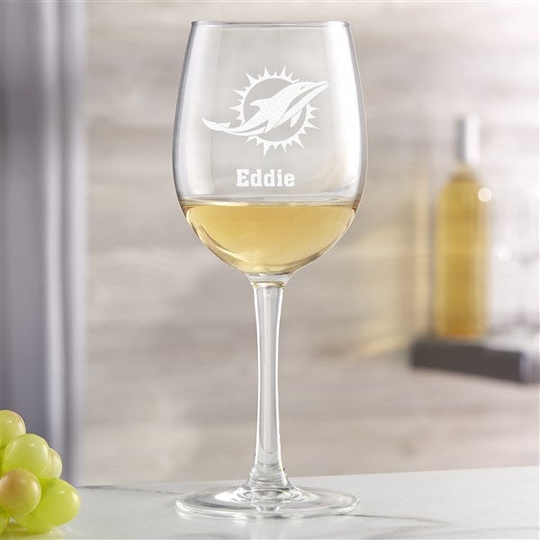 NFL Miami Dolphins Wine Glass Collection - 50467