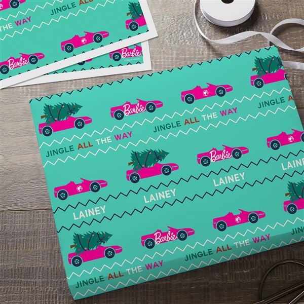 Barbie™ Holiday Personalized Wrapping Paper - 50511