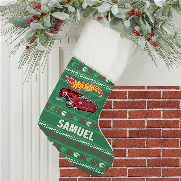 Hot Wheels™ Holiday Personalized Stocking - 50517