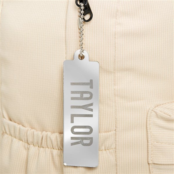 Classic Style Personalized Acrylic Backpack Tag - 50533