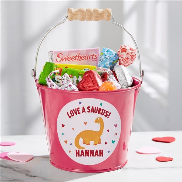 Dino-Mite Personalized Dinosaur Treat Bucket  - 50549