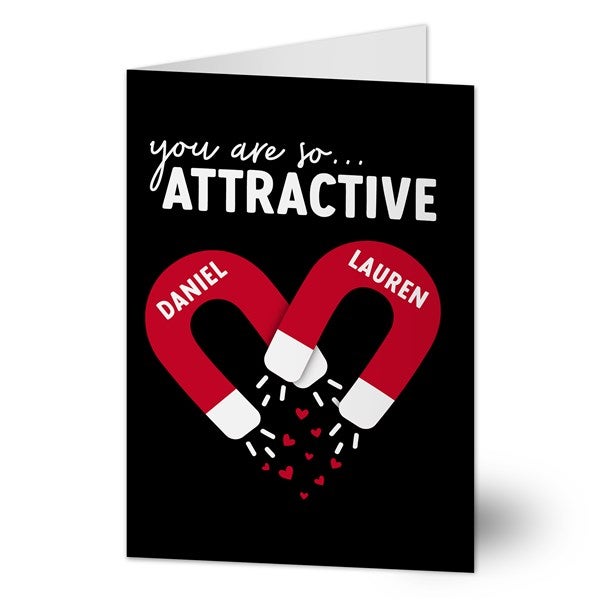 You're Really Attractive Personalized Romantic Greeting Card  - 50589