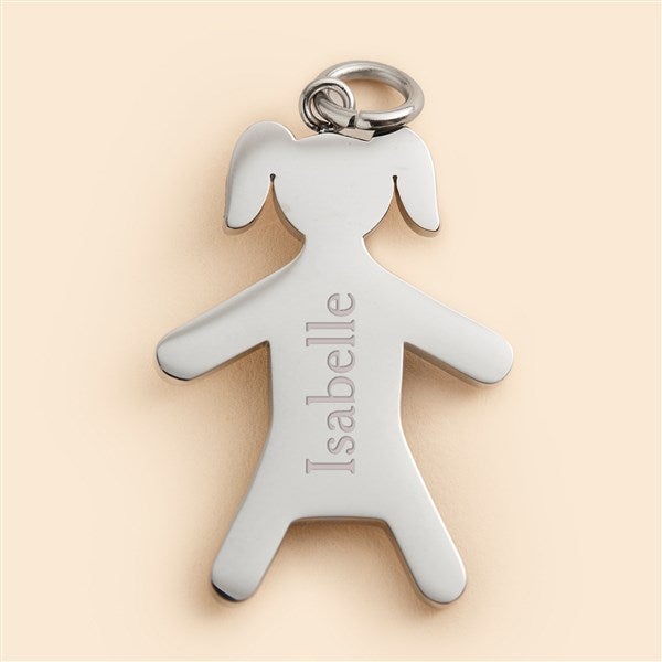 Family Forever Engraved Heart Charm Keychain  - 50655