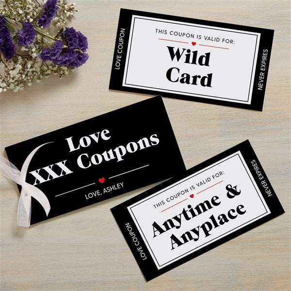 Flirty Coupons Personalized Coupon Booklet  - 50692