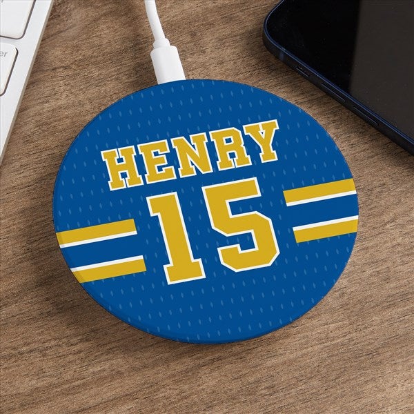 Sports Jersey Personalized Wireless Charging Pad  - 50786