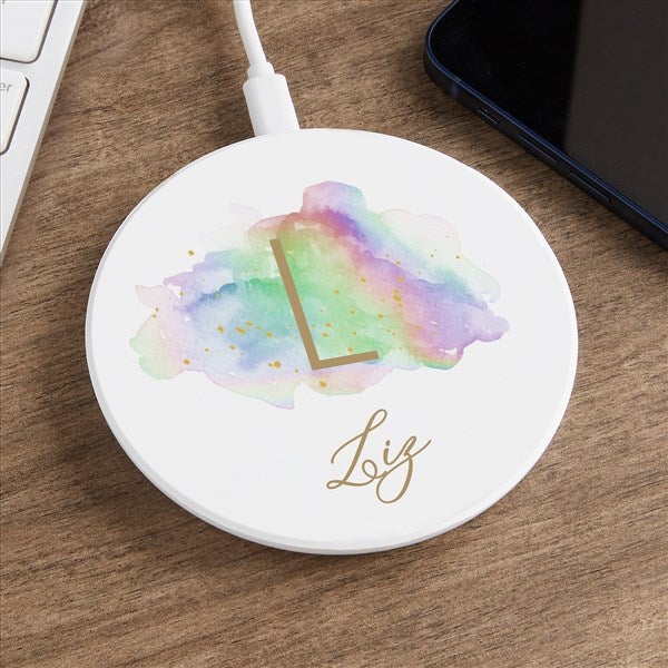 Birthstone Color Personalized Wireless Charging Pad  - 50794