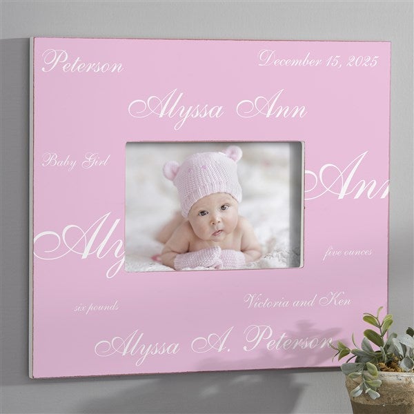 Custom Personalized Baby Picture Frame - Our New Arrival Collection - 5108