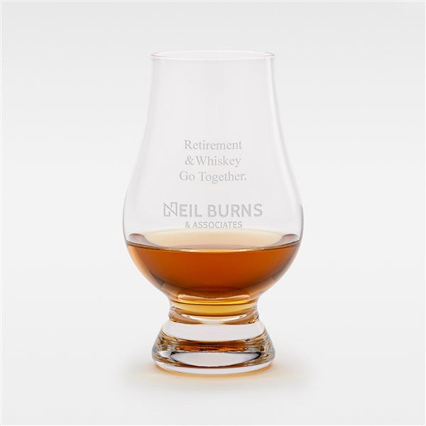 Custom Retirement Logo The Glencairn®  6.25oz Whiskey Glass - 51307