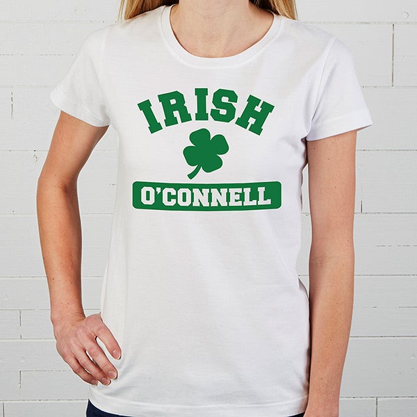 Personalized Irish Shamrock Apparel - 5138