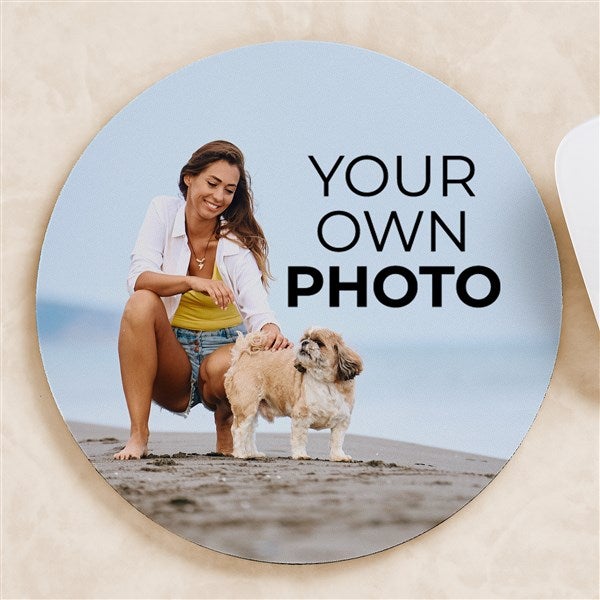 Your Own Photo Personalized Round Mouse Pad - 51432