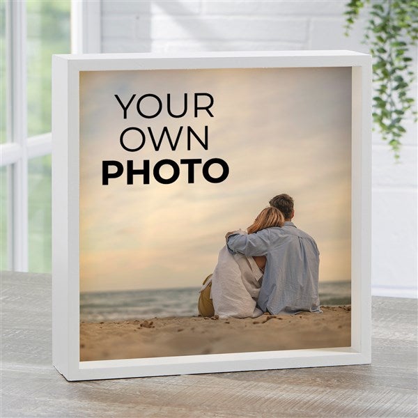 Your Own Photo Personalized LED Light Shadow Box - 51470