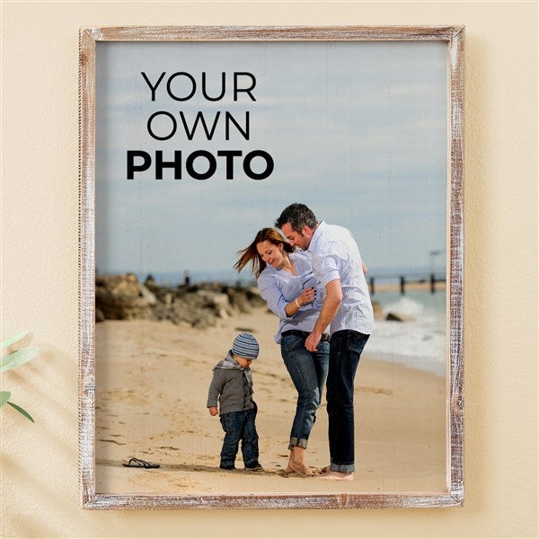 Your Own Photo Personalized Barnwood Frame Wall Art - 51484