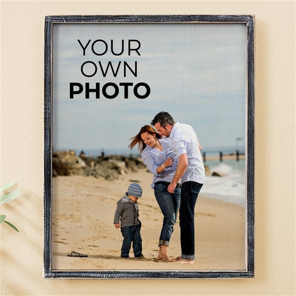 Your Own Photo Personalized Barnwood Frame Wall Art - 51484