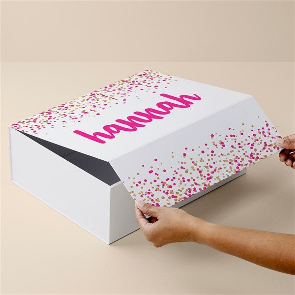 Sparkling Name Personalized Keepsake Memory Box - 51503