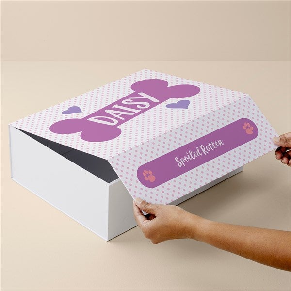 Playful Puppy Personalized Keepsake Memory Box - 51533