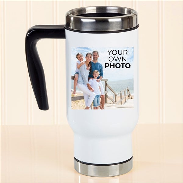 Your Own Photo Personalized 14 oz. Commuter Travel Mug - 51641