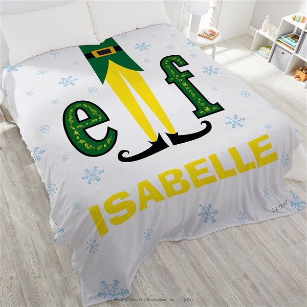 Elf® Personalized Christmas Blanket - 51709