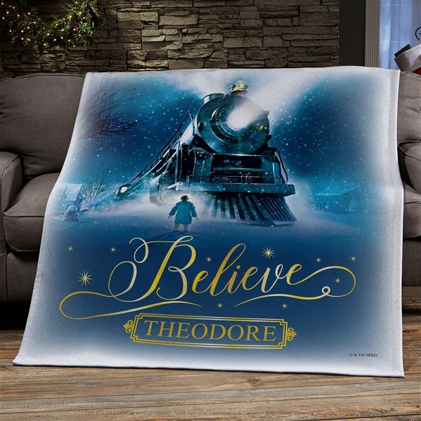 Polar Express® Personalized Blanket - 51733