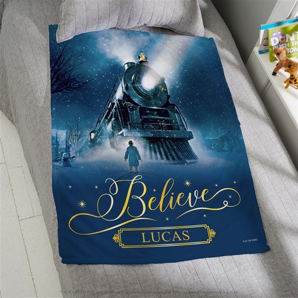 Polar Express® Personalized Blanket - 51733