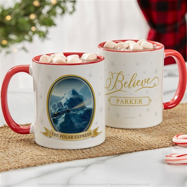 Polar Express® Personalized Christmas Mugs - 51735