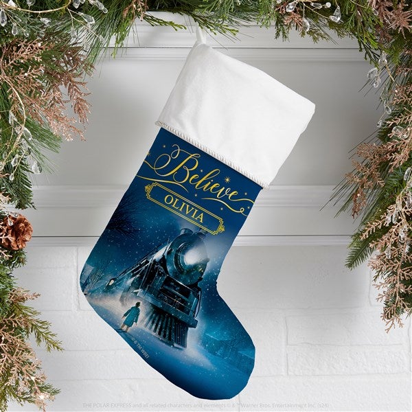 Polar Express® Personalized Christmas Stockings - 51737