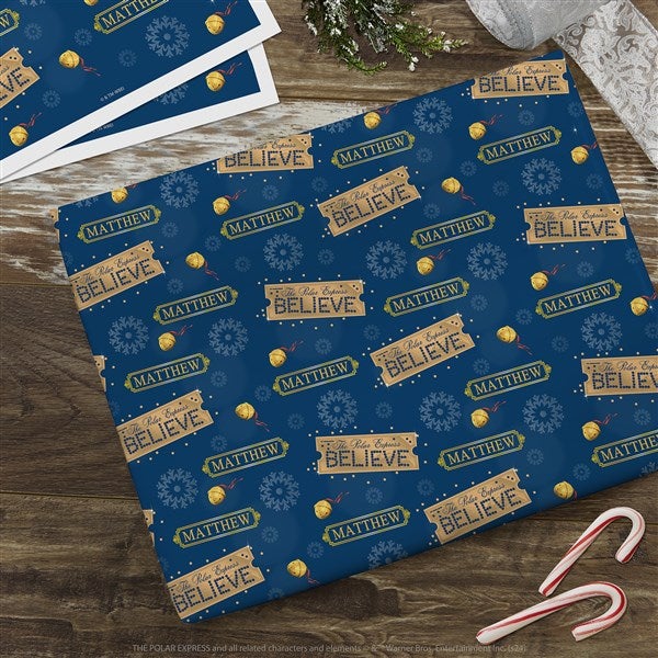 Polar Express® Personalized Wrapping Paper - 51744