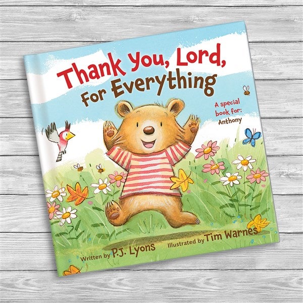 Thank You, Lord, For Everything Personalized Book - 51747D