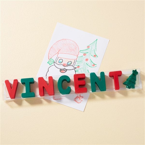 Christmas Name Personalized Crayons - 51811D