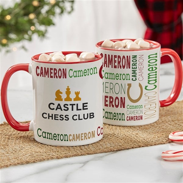 Company Christmas Personalized Coffee Mugs - 51846