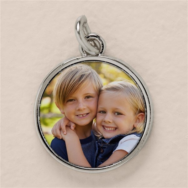 Favorite Memories Personalized Photo Charm Keychain  - 51873