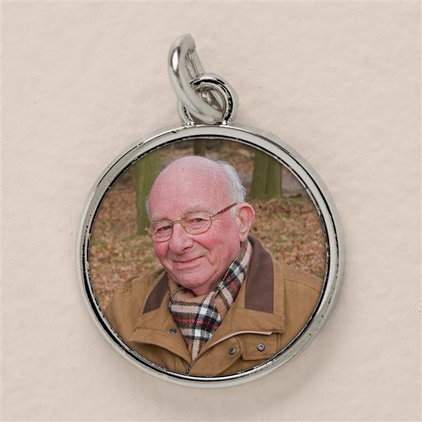 In Loving Memory Personalized Photo Charm Keychain - 51875