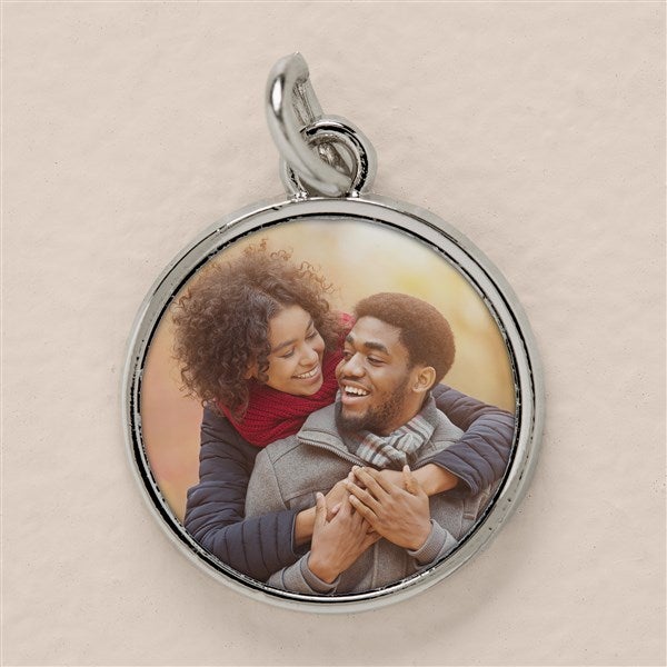 I Love Us Personalized Photo Charm Keychain - 51879