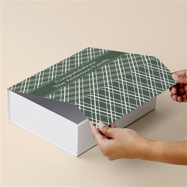 Custom Pattern Personalized Keepsake Memory Box - 51909