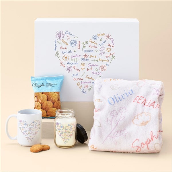 Blooming Heart Personalized Gift Set for Her - 51953