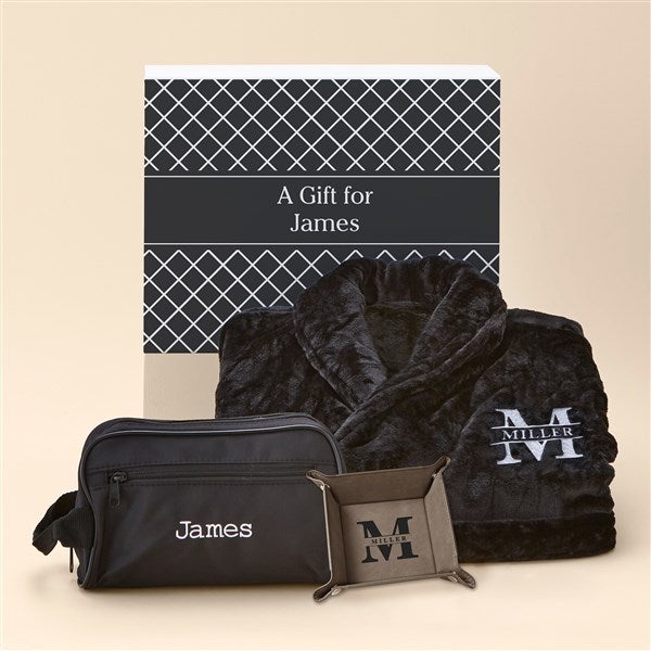 Personalized Luxury Robe Gift Set For Him - 51959