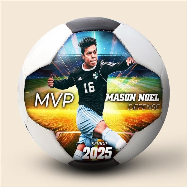 Personalized Burst Photo Soccer Ball - 52086D