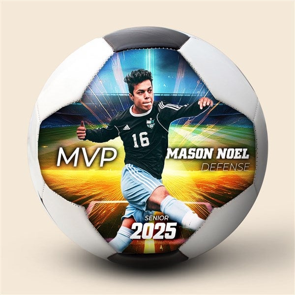 Personalized Burst Photo Soccer Ball - 52086D